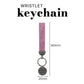 Be Still and Know Faux Leather Wristlet Keychain with Charm