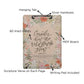 Consider How the Wildflowers Grow Clipboard with Notepad