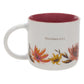 May the Lord Bless You and Keep You Floral Ceramic Mug with Pink Interior