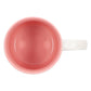With God All Things Are Possible Floral Ceramic Mug with Pink Interior