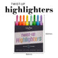 Veritas Twist-Up Eight-Piece Highlighter Set