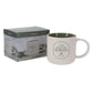 I Am with You Always Ceramic Mug with Green Interior