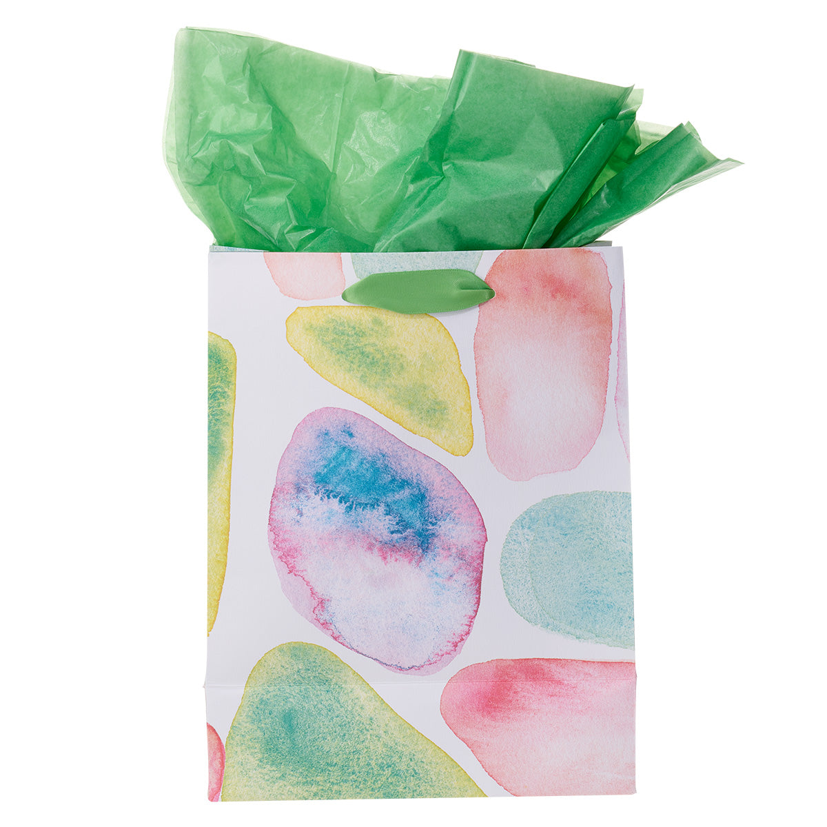 Make Every Day Count Smooth Sea Glass Medium Gift Bag with Gift Tag