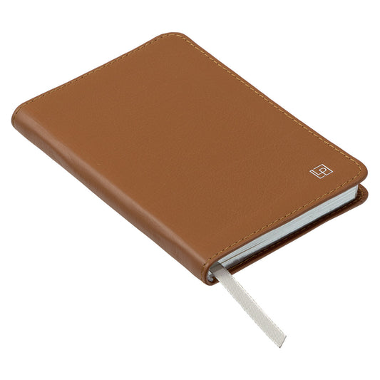 Leatherpress Biscotti Tan Genuine African Leather Pocket Journal
