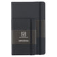 Leatherpress Midnight Black Genuine African Leather Notebook
