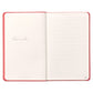 Leatherpress Coral Red Genuine African Leather Notebook
