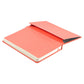 Leatherpress Coral Red Genuine African Leather Notebook