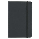 Leatherpress Midnight Black Genuine African Leather Pocket Notebook