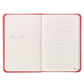 Leatherpress Coral Red Genuine African Leather Pocket Notebook