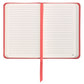 Leatherpress Coral Red Genuine African Leather Pocket Notebook