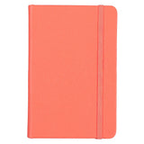 Leatherpress Coral Red Genuine African Leather Pocket Notebook