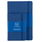 Leatherpress Pacific Blue Genuine African Leather Pocket Notebook