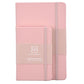 Leatherpress Quartz Pink Genuine African Leather Pocket Notebook