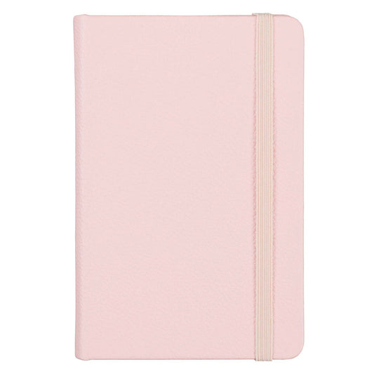 Leatherpress Quartz Pink Genuine African Leather Pocket Notebook