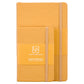 Leatherpress Butter Yellow Genuine African Leather Pocket Notebook