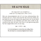 Geanker In Die Woord Afrikaans Prayer Cards In Tin