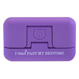 I Read Past My Bedtime Purple Book Light