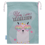 You Are Llamazing Large Cotton Drawstring Bag