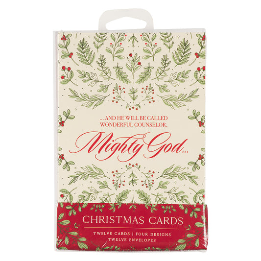 Christmas Greeting Card Set With Envelopes