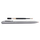 Bolton Twist-Action Silver Pen With Pen Refill In Acrylic Gift Box