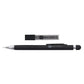 Bolton Round Clicker Black Clutch Pencil With Lead Refill In Acrylic Gift Box