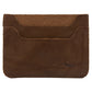 Genuine African Leather Medium Brown Card Holder