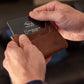 Genuine African Leather Brown Card Holder