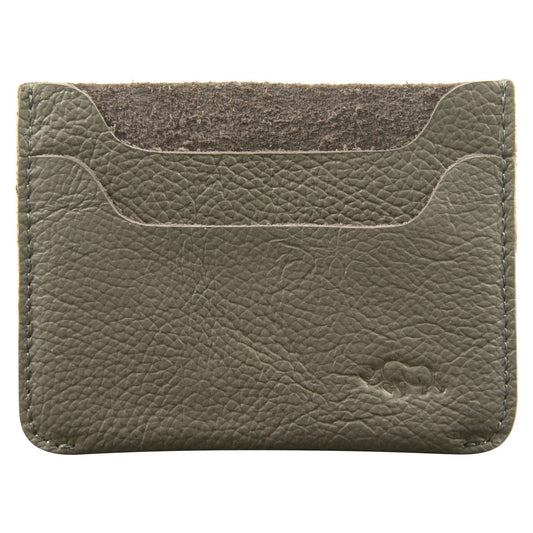 Genuine African Leather Rich Brown Card Holder