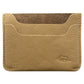 Genuine African Leather Tan Card Holder