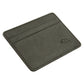 Genuine African Leather Darkest Brown Card And ID Holder