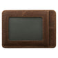Genuine African Leather Brown Card And ID Holder