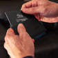 Genuine African Leather Matt Black Card And ID Holder