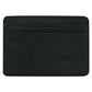Genuine African Leather Matt Black Card And ID Holder