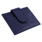 Genuine African Leather Purple Wallet With Clip Closure