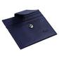 Genuine African Leather Purple Wallet With Clip Closure
