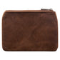 Genuine African Leather Medium Brown Coin Purse