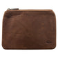 Genuine African Leather Medium Brown Coin Purse