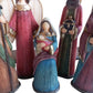 Christmas Nativity With House & Cross Set Of 9