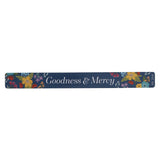 Goodness & Mercy Floral Blue Magnetic Strip
