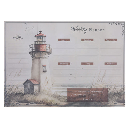 A3 Weekly Desk Planner - I Have Made You and I Will Carry You