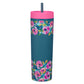 Be Still & Know Plastic Travel Tumbler with Straw