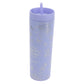 He Has Made Everything Beautiful Lavender Plastic Travel Tumbler with Straw