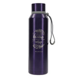 Under His Wings You Will Find Refuge Purple Stainless Steel Water Bottle