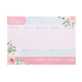 A4 Weekly Desk Planner - Jesus Is the Way, the Truth and the Life