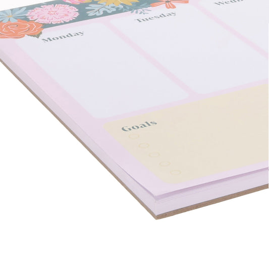 A4 Weekly Desk Planner - Walk by Faith Not by Sight