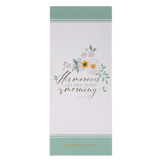 His Mercies Are New Every Morning Magnetic Notepad