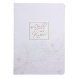 Be Still and Know White Notebook