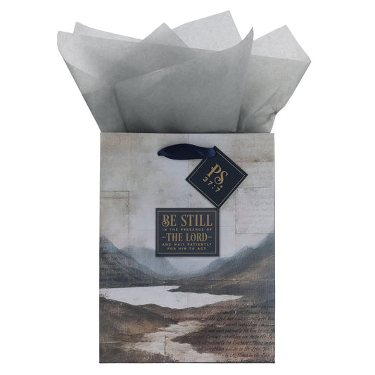 Be Still Medium Gift Bag with Gift Tag