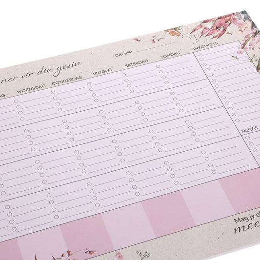 A3 Weekly Desk Planner - Mag Jy Elke Dag Genade Ontvang, Meer As Genoeg Afrikaans