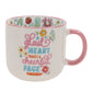 A Glad Heart Makes a Cheerful Face Ceramic Mug